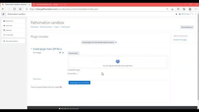 Installation of a Moodle plugin for virtual microscopy or digital pathology смотреть онлайн