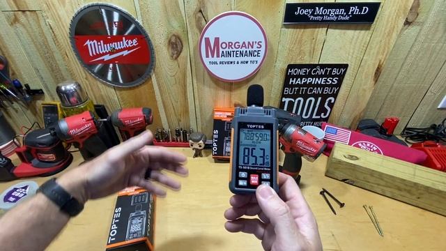 TopTes Sound Level Decibel Meter TS 501B / Are the Milwaukee M12 and M18 Surge Quieter? #tools смотреть онлайн