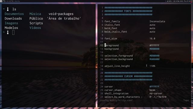 KITTY - Mostrando meu config file do emulador de TERMINAL mais rápido. смотреть онлайн