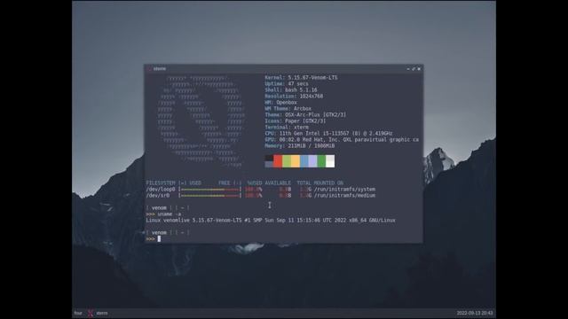 Venom Linux 4.0 • Quick walk-through • os.watch смотреть онлайн