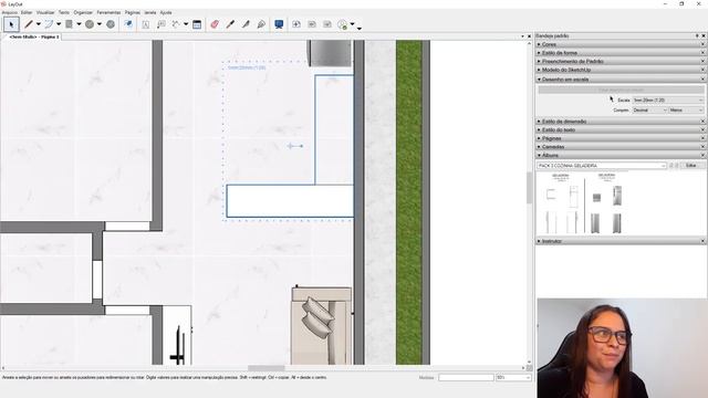 Como fazer planta baixa humanizada no LayOut SketchUp смотреть онлайн