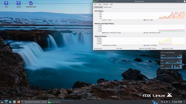 MX Linux 19.2 KDE Run Through смотреть онлайн