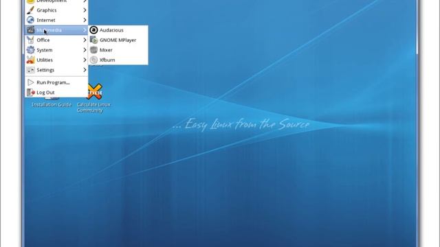 Calculate Linux 12.0.3 Xfce Presentation смотреть онлайн