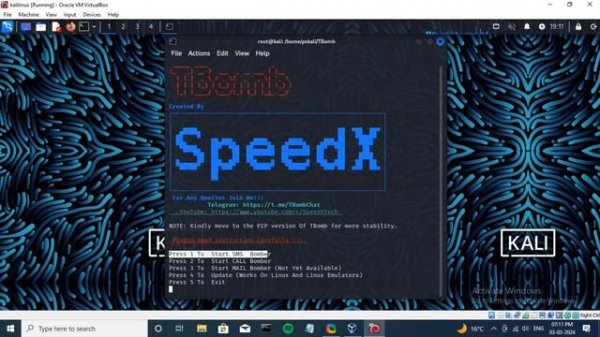 Kali Linux : SMS Bomber || Send Unlimited Messages To Anyone || Basic HACK tutorials ||