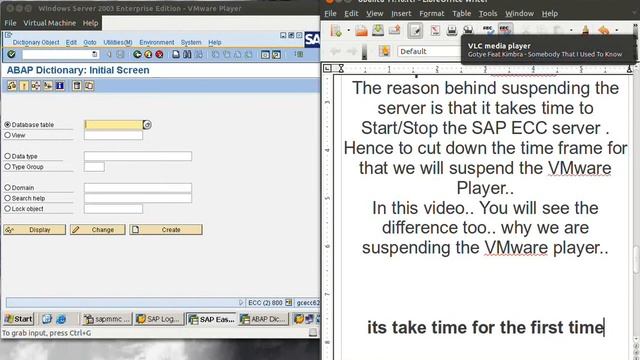 SAP ECC (ERP software) on Ubuntu 11.10 on VMware Player - Part 2 смотреть онлайн