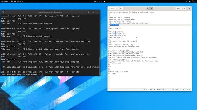 openmpi installation in fedora || dnf || 4k || smart sky begin смотреть онлайн