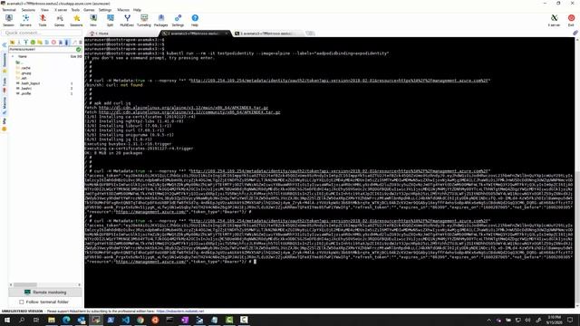 Using AKS Pod Identity to make ARM REST API calls to resources in Azure Managed App Resource Group смотреть онлайн