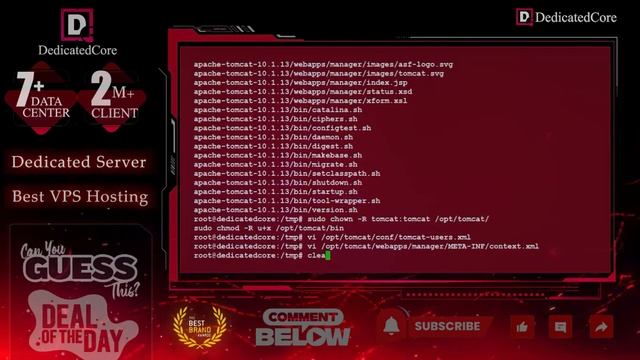 How to Install Apache Tomcat on Ubuntu | Configure Apache Tomcat in Linux | Tomcat Installation смотреть онлайн