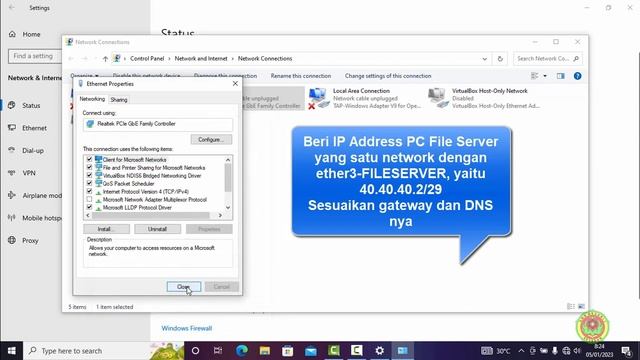 Konfigurasi Router untuk Akses File Server Antar Network (sharing folder) смотреть онлайн