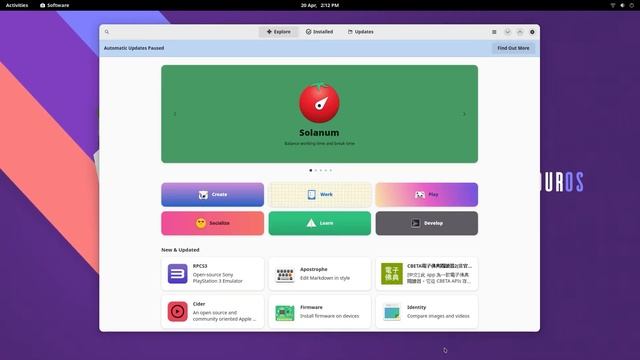 EndeavourOS [apollo] [gnome 42] смотреть онлайн