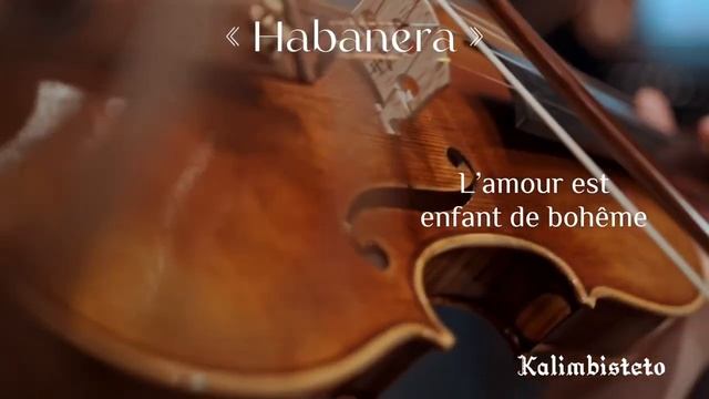 « Habanera » (from Bizet's Carmen) | ハバネラ(カルメン) | 哈巴涅拉(卡門) | 하바네라 (카르멘) 【chromatic kalimba cover】 смотреть онлайн