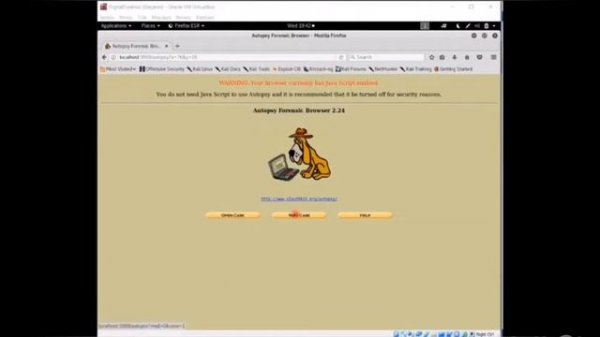 Tutorial Autopsy Kali Linux