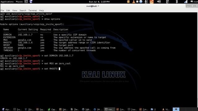 Hacking Voip With Metasploit смотреть онлайн