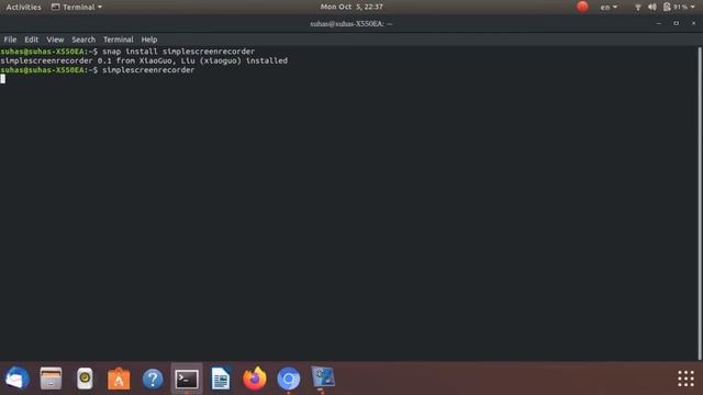 How to install simple screen recorder in Ubuntu using terminal. смотреть онлайн