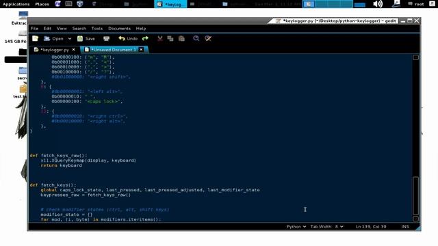 Python Keylogger смотреть онлайн