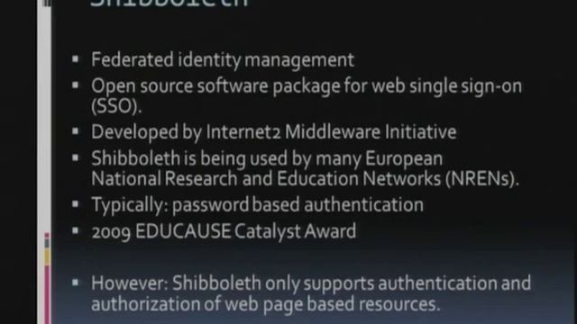 2011-01-26 CERIAS - User and Machine Authentication and Authorization Infrastructure for Distrib.. смотреть онлайн