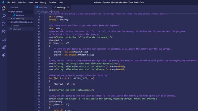 C++ Dynamic Memory Allocation with Visual Studio Code - Memory View with VMMap смотреть онлайн