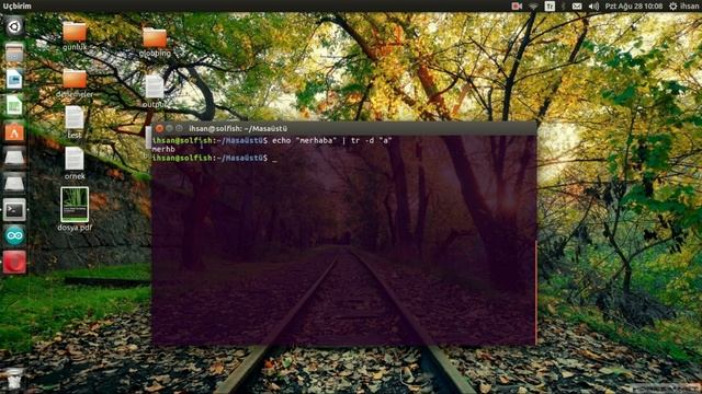 Linux terminal "tr"(translate) komutu смотреть онлайн