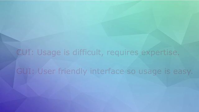 Differences CUI vs GUI смотреть онлайн