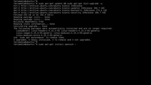 Belajar Ubuntu Server - Part 3 : Konfigurasi SSH Ubuntu Server 18.04 смотреть онлайн