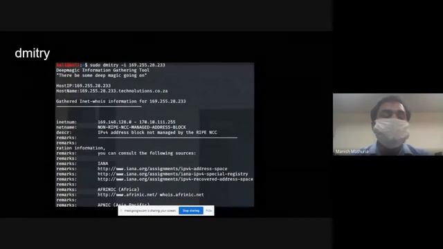 Information Gathering Tools | Kali Linux | Manish Mathuria смотреть онлайн