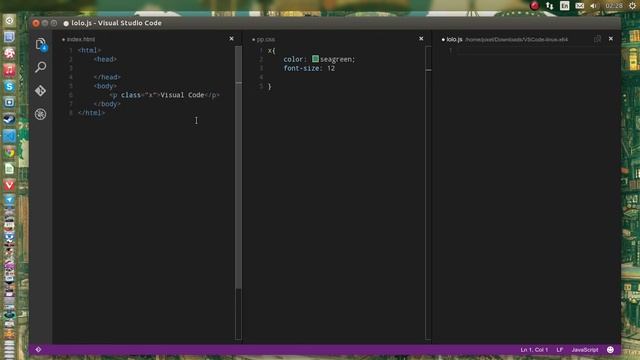 Microsoft Visual Studio Code on Ubuntu linux смотреть онлайн