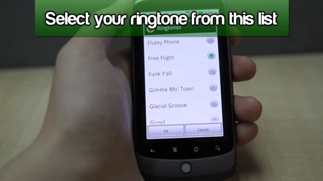 How to Change the Ringtone on Google Nexus One смотреть онлайн