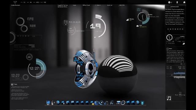 windows 7 3D theme смотреть онлайн
