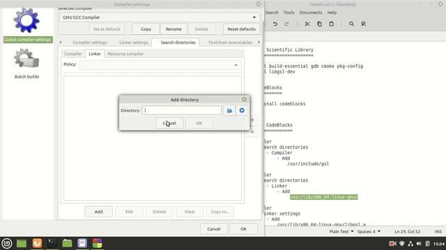 GNU Scientific Library + CodeBlocks + Linux Mint 20 смотреть онлайн