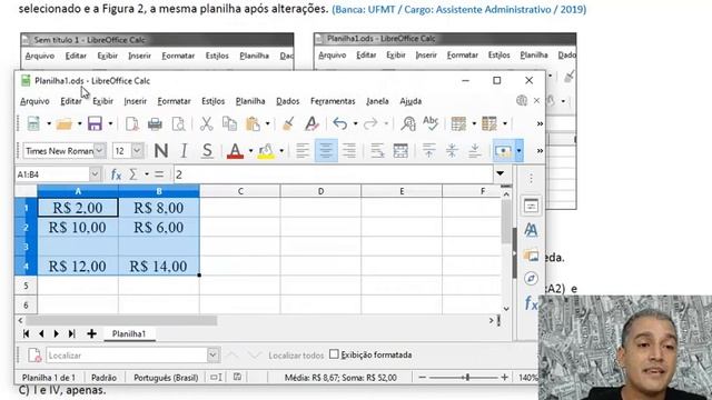 Questão LibreOffice Calc - Informática para Concursos смотреть онлайн