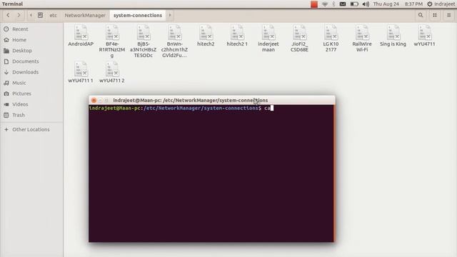 How to get previously connected wifi's password in Ubuntu/Linux | Tricks and Tips | Hindi смотреть онлайн