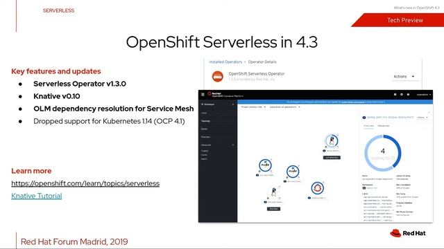 Red Hat Forum Madrid - Technical Session Red Hat OpenShift 4 (16 enero 2020) смотреть онлайн