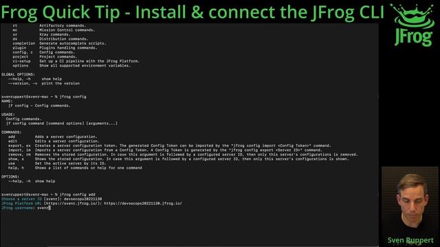JFrog Quick Tip How to install and connect the JFrog CLI смотреть онлайн