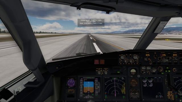X-Plane 11 | Zibo 737-800 Mod | Landing practice at KSLC (hand-flown RNAV Rwy 34L App) смотреть онлайн
