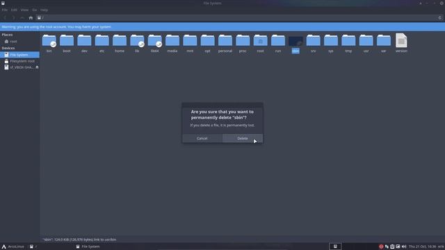 ArcoLinux : 2283 What if we removed the symbolic link /sbin from your system - crash guaranteed смотреть онлайн