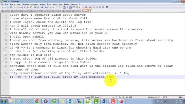 How to clean up disk in linux and use some basic command in Linux смотреть онлайн