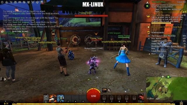 Guild Wars 2 Let's Play on MX-Linux #2 Here We Go Woop смотреть онлайн