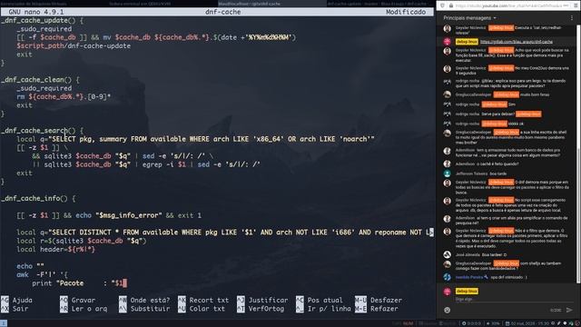 Live Coding #17 - Apresentando o script DNF-CACHE! смотреть онлайн