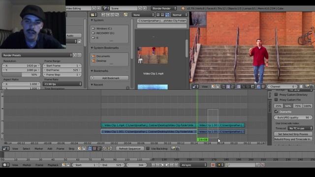 How to Edit Video Clips in Blender - Tutorial смотреть онлайн