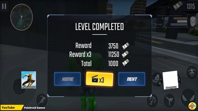 Süper Kahraman Örümcek Adam - Spider Rope Hero Newyork City vs 3 Head Monster #11 - Android Gamepla смотреть онлайн