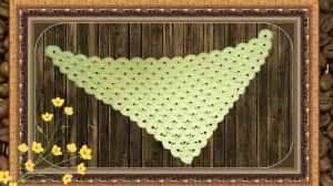 Как связать крючком рельефный бактус или шаль с зубчиками.