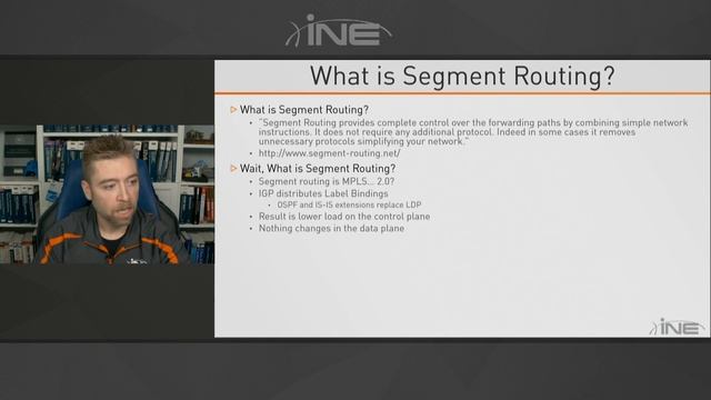 INE Ask The Expert - Introduction to Segment Routing Part 1 смотреть онлайн