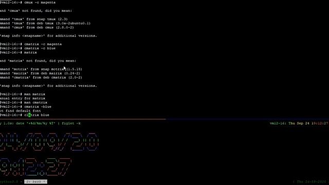 Cmatrix, yes but cmatrix | lolcat is soooooooo better on Linux смотреть онлайн