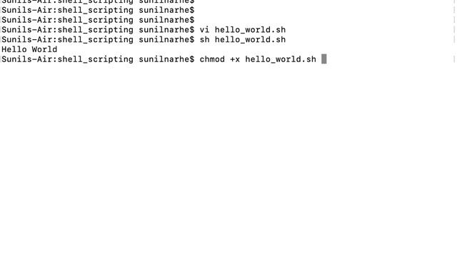 Shell Script Part 2 - Hello World смотреть онлайн