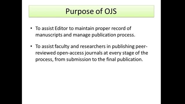 Open Journal Systems: Introduction, Importance and Features смотреть онлайн