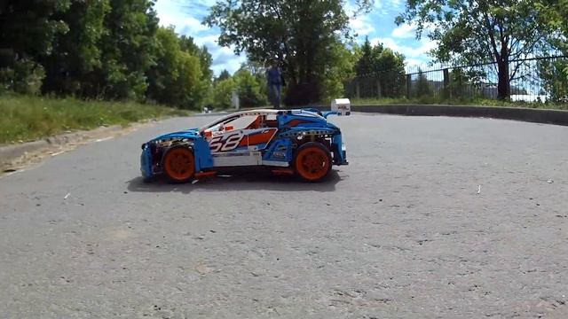 Lego Technic 42077 RC Mod — Д/У Мод смотреть онлайн