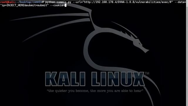 How to attack DVWA with COMMIX смотреть онлайн