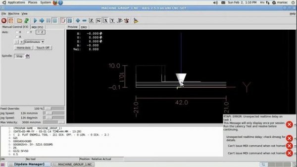 axis linux cnc