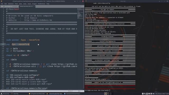 ArcoLinux : 2037 Create scripts to make any Linux distro the way you like it 1/2 смотреть онлайн